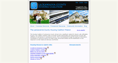 Desktop Screenshot of lackawannahousing.org