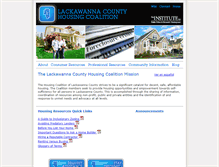Tablet Screenshot of lackawannahousing.org
